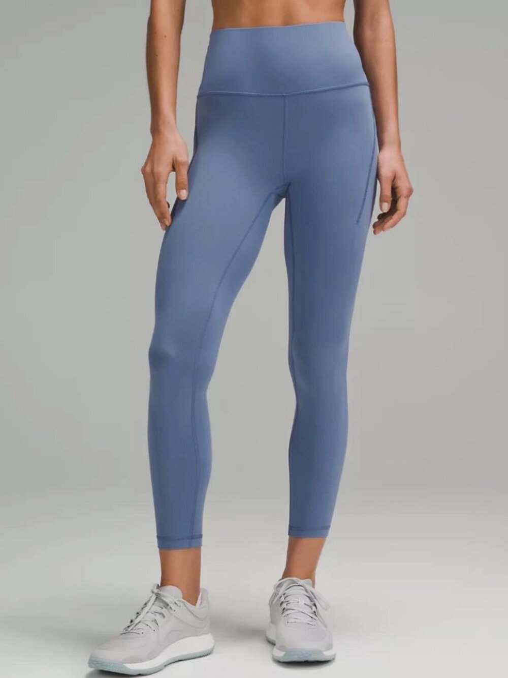 Lululemon Wunder Train HR Tight 25” Oasis Blue Pockets NWT Size 2